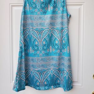 Turquoise Tank Top (long)